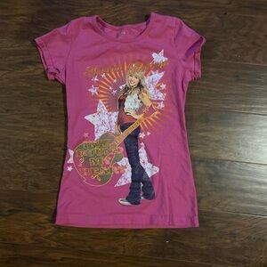 Kids' Pink Graphic Tee with Star Design